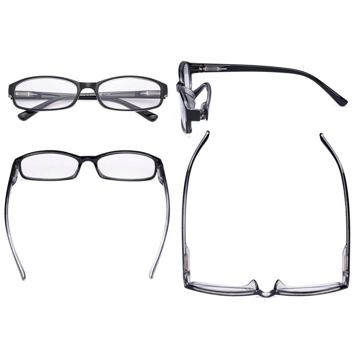 10 Pack Retro Fashion Small Lens Reading Glasses R908Keyekeeper.com