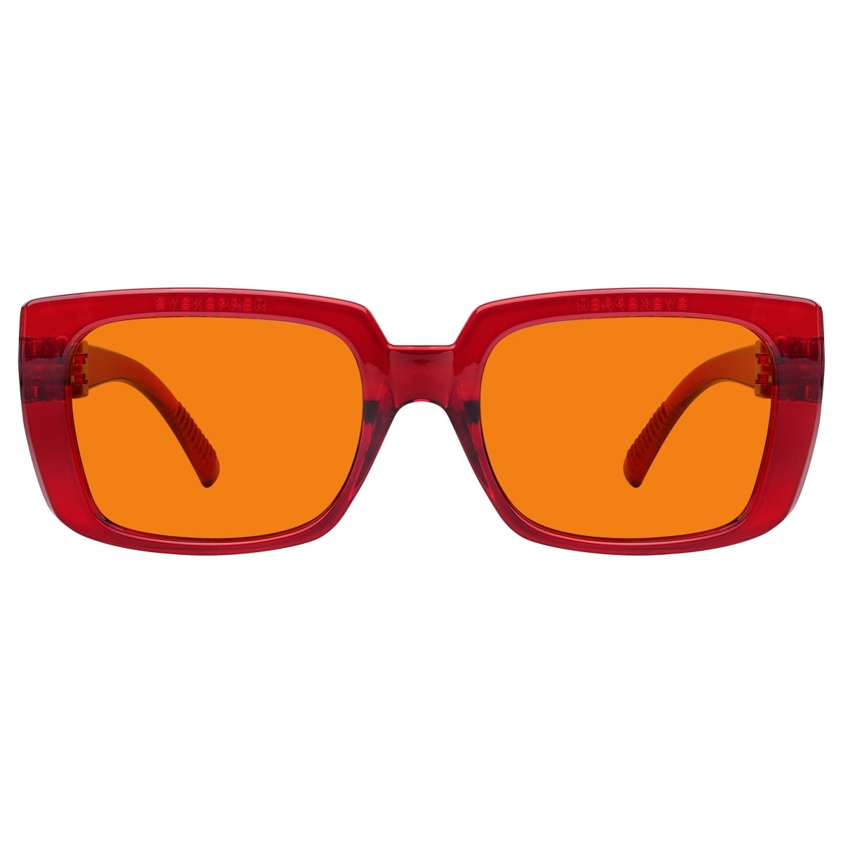 100% Blue Blocking Orange Glasses for Sleep Metalless Screwless NR9107 - B98eyekeeper.com