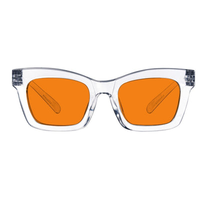 100% Blue Light Blocking Orange Glasses Metalless Screwless R2308 - B98eyekeeper.com