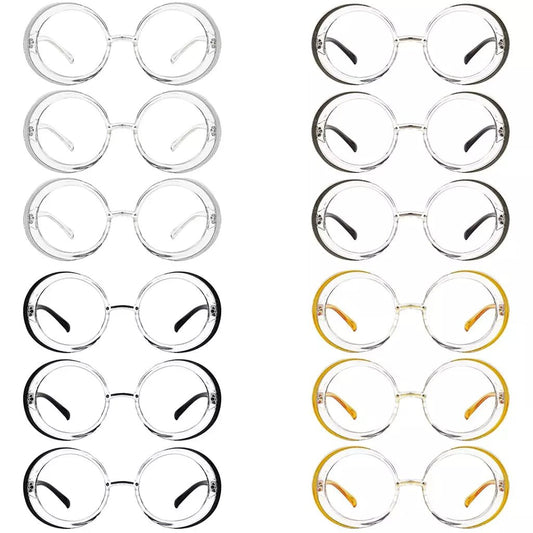 12 Pack Reading Glasses Small Round Readers R2005Neyekeeper.com