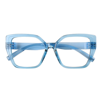 30% Blue Light Blocking Glasses Oversized Metalless Screwless R2314 - B15eyekeeper.com