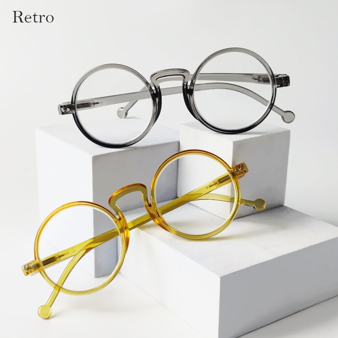 4 Pack Vintage Round Reading Glasses Retro Readers R2140eyekeeper.com