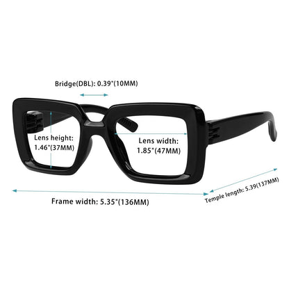 6 Pack 30% Blue Light Blocking Metalless Screwless Glasses NR2101 - B15eyekeeper.com