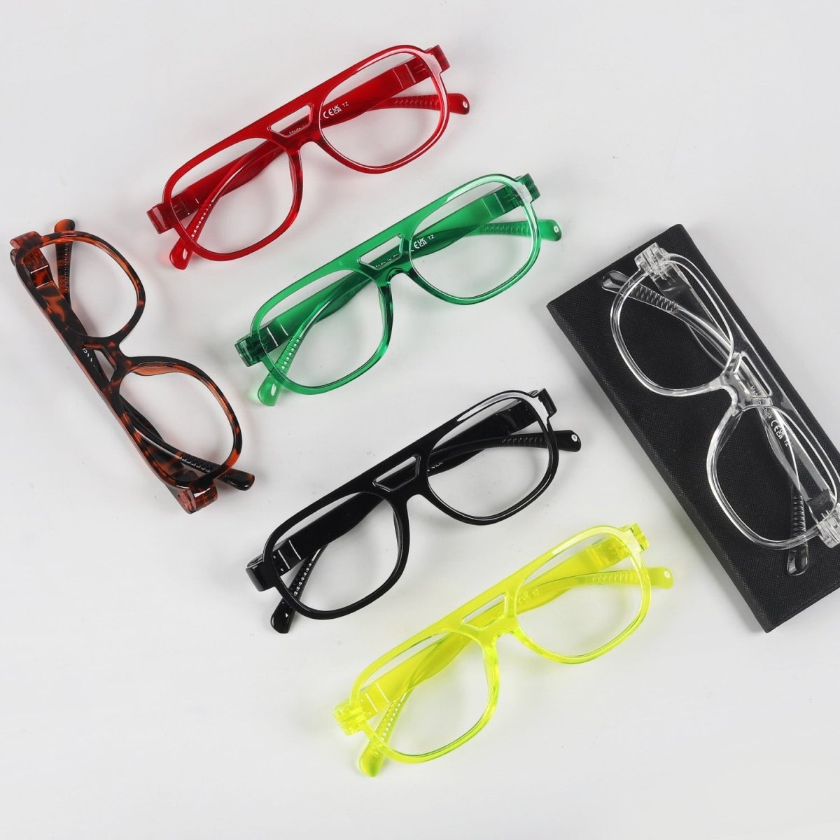 6 Pack Pilot Metalless Screwless Reading Glasses R2515eyekeeper.com