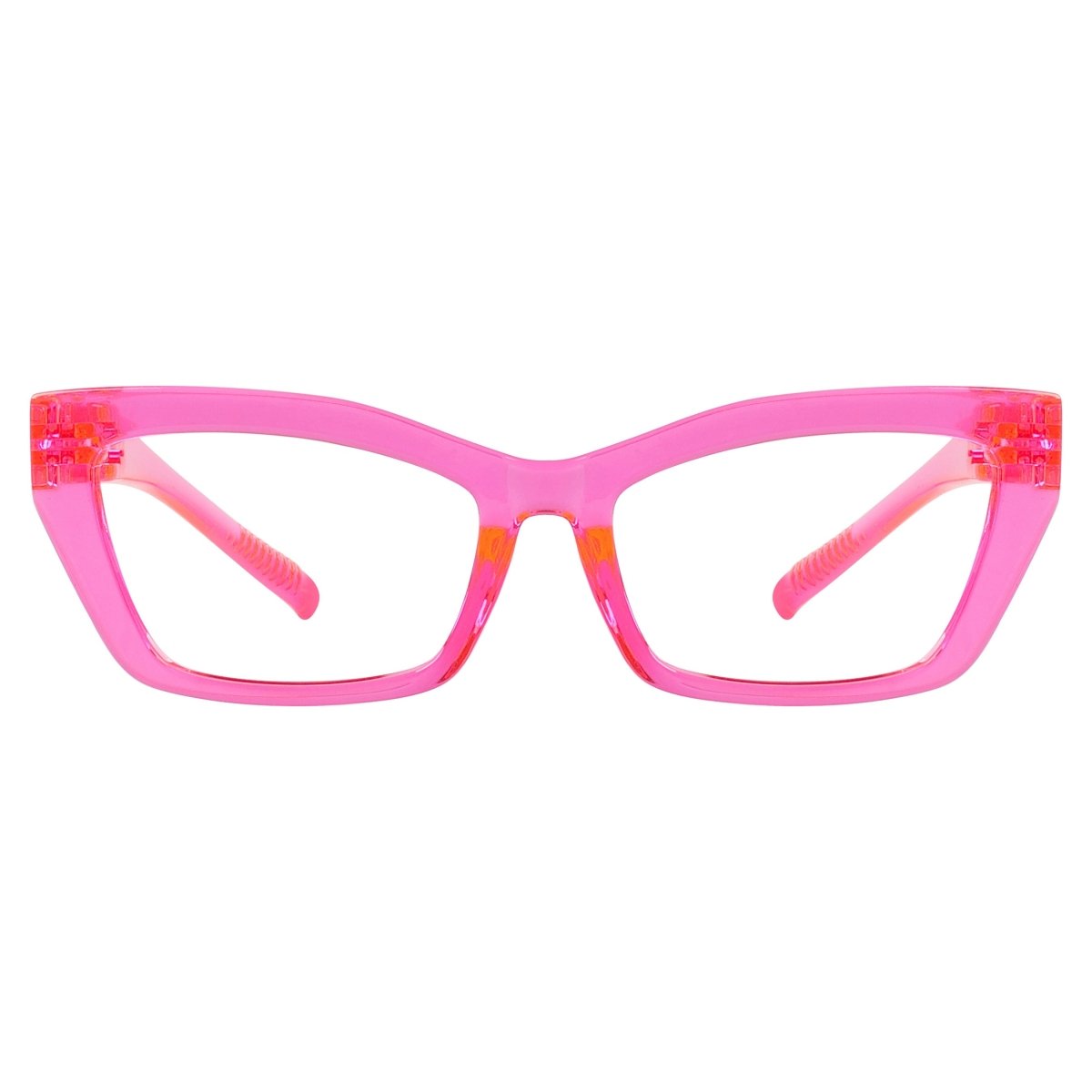 Cat - eye 30% Blue Light Blocking Metalless Screwless Eyeglasses R2516 - B15eyekeeper.com