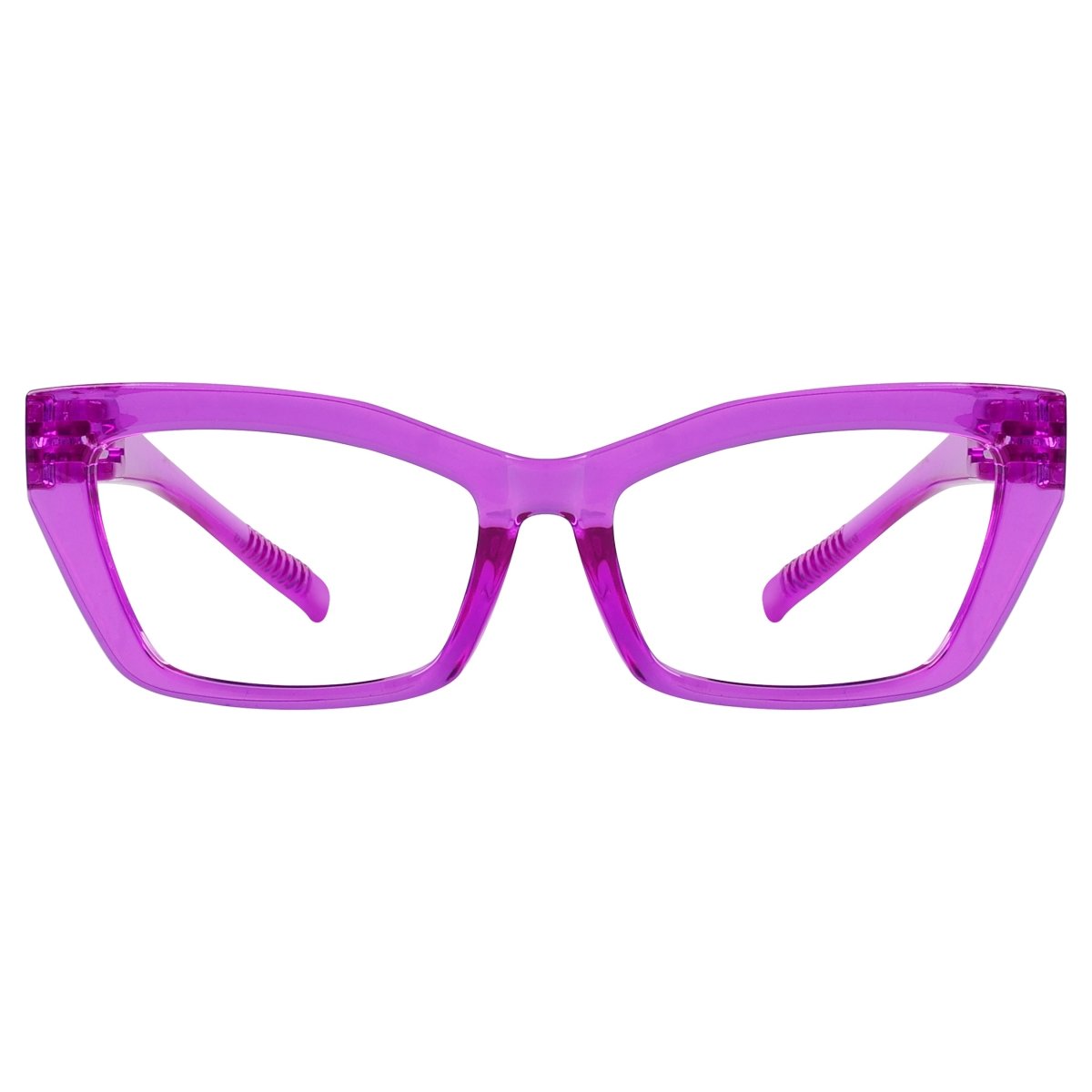 Cat - eye 30% Blue Light Blocking Metalless Screwless Eyeglasses R2516 - B15eyekeeper.com