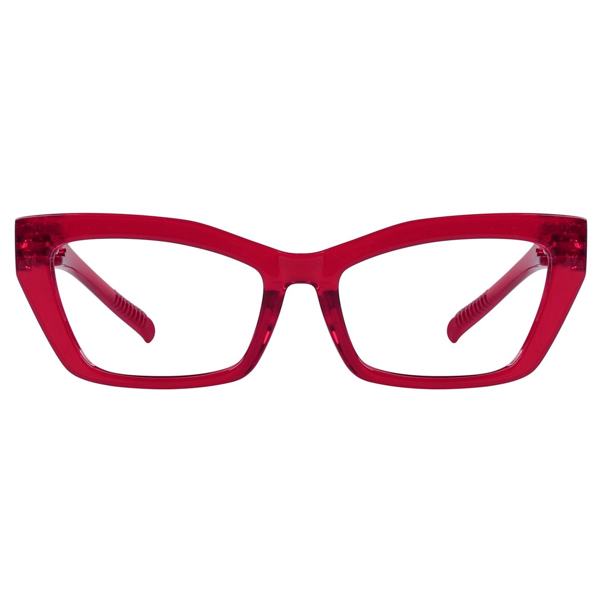 Cat - eye 30% Blue Light Blocking Metalless Screwless Eyeglasses R2516 - B15eyekeeper.com