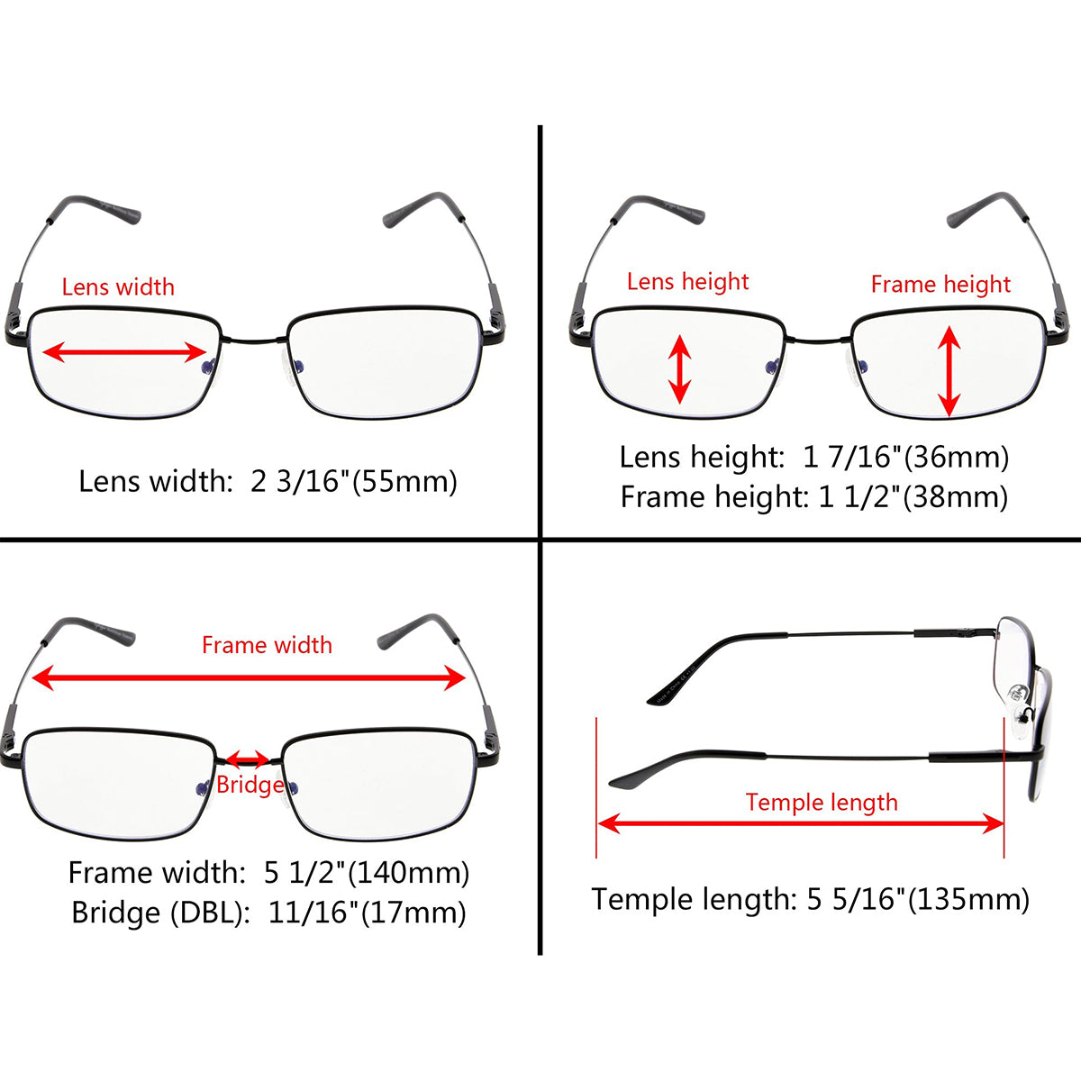 Multifocus Progressive Readers Dimension