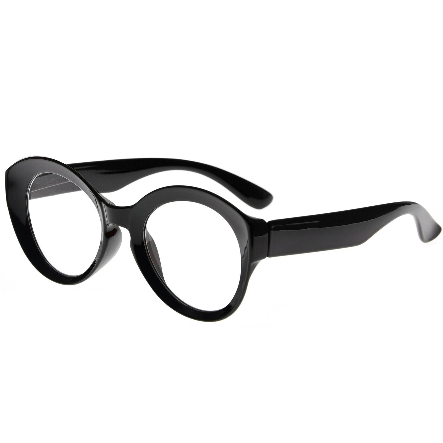 Stylish Thicker Frame Round Reading Glasses R2004