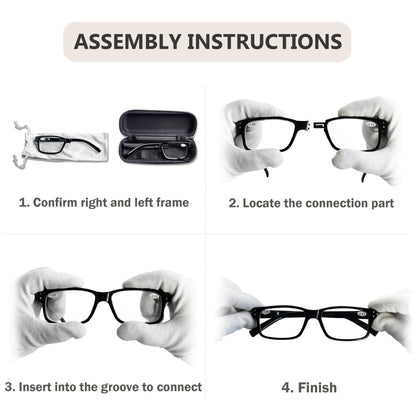 (Must Buy Both Eye) Reading Glasses with Different Strength for Each Eye PR032 Grey Tortoiseeyekeeper.com