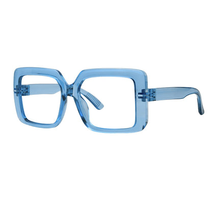 Oversized 30% Blue Light Blocking Glasses Metalless Screwless Eyewear R2311 - B15eyekeeper.com