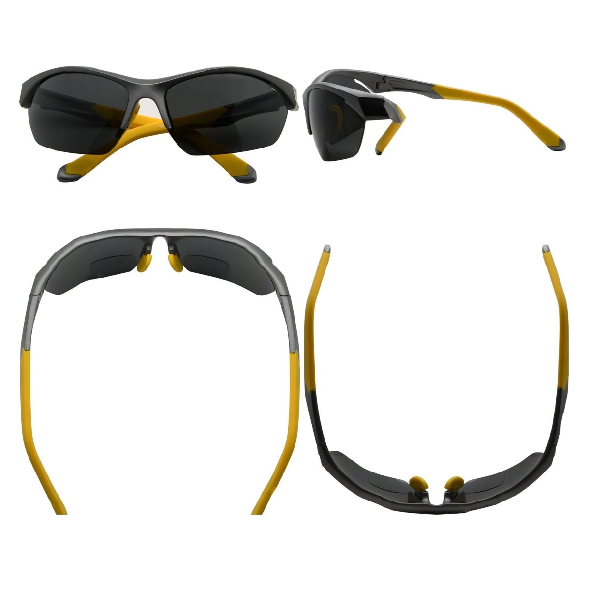 Polarized Reading Sunglasses Half Rim Sport Bifocal Readers PGSG902eyekeeper.com