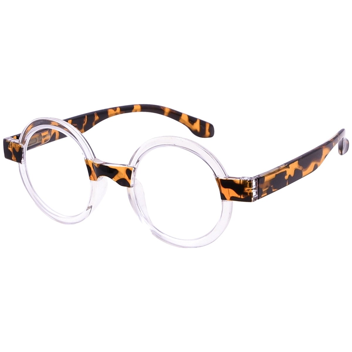 Round Vintage Cute Reading Glasses Retro Design Readers R2007Teyekeeper.com