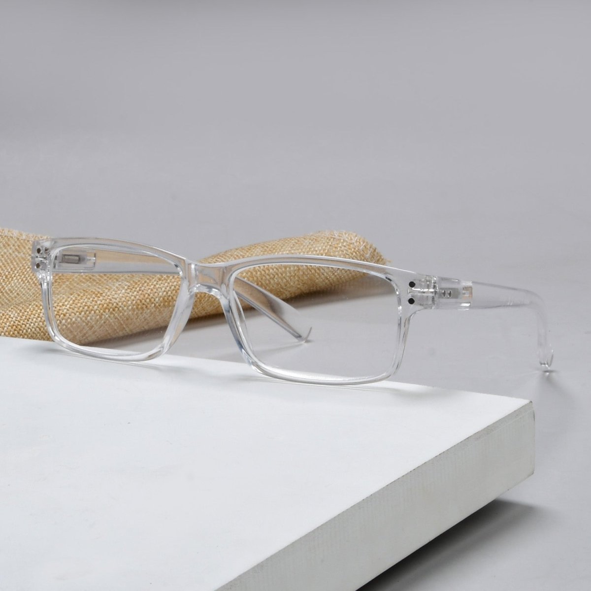 Vintage Reading Glasses Designer Rectangular Readers R032eyekeeper.com