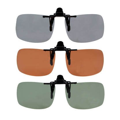 Polarized Flip up Clip on Sunglasses F68