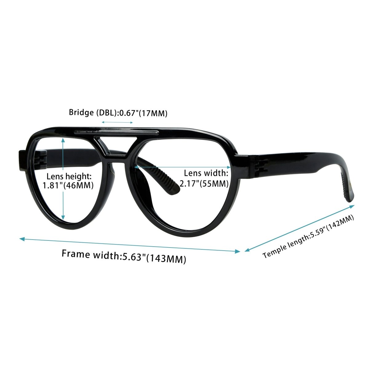 6 Pack Pilot Metalless Screwless Reading Glasses R2312eyekeeper.com