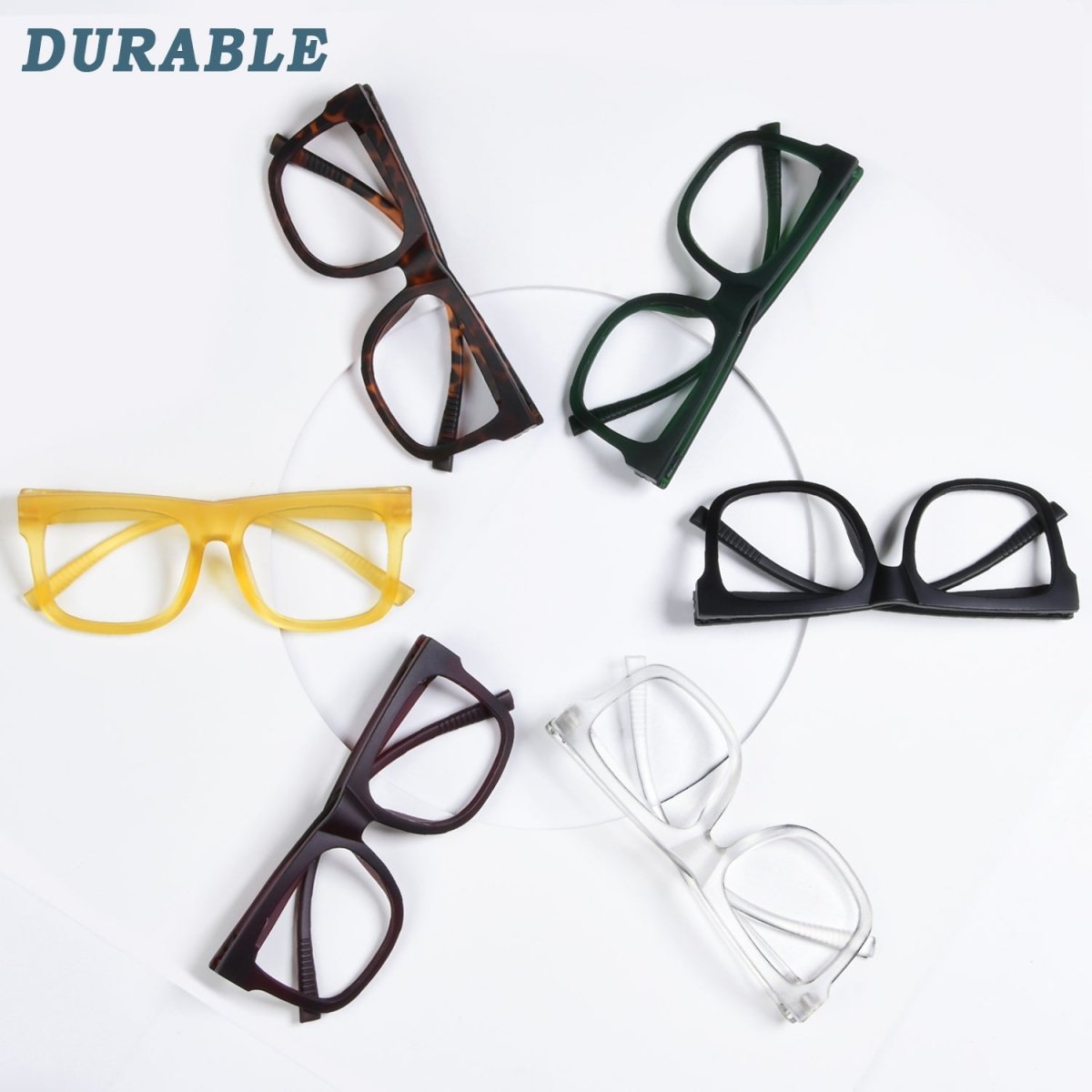 6 Pack Screwless Metalless Oversized Reading Glasseseyekeeper.com