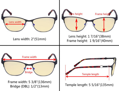 Blue Light Blocking Eyeglasses Dimension