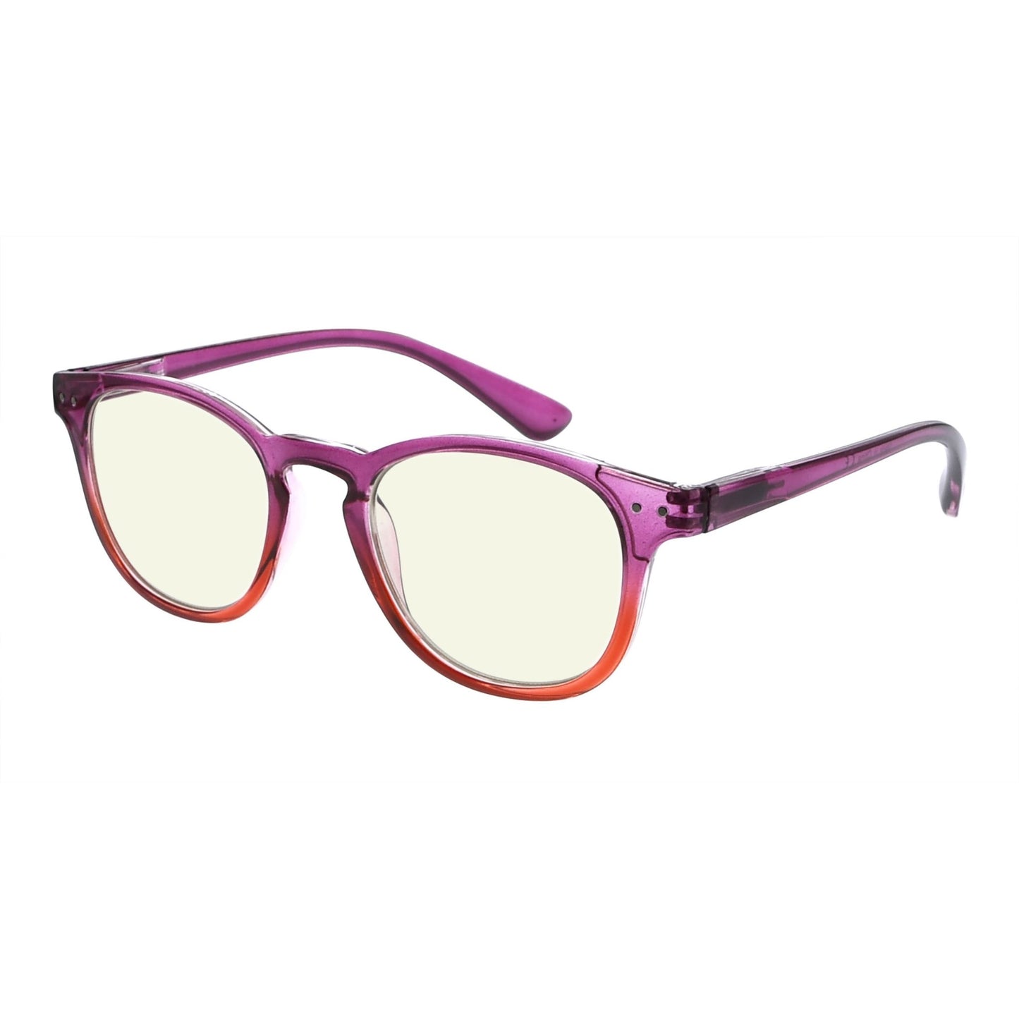 Oval Computer Reading Glasses Purple CG144