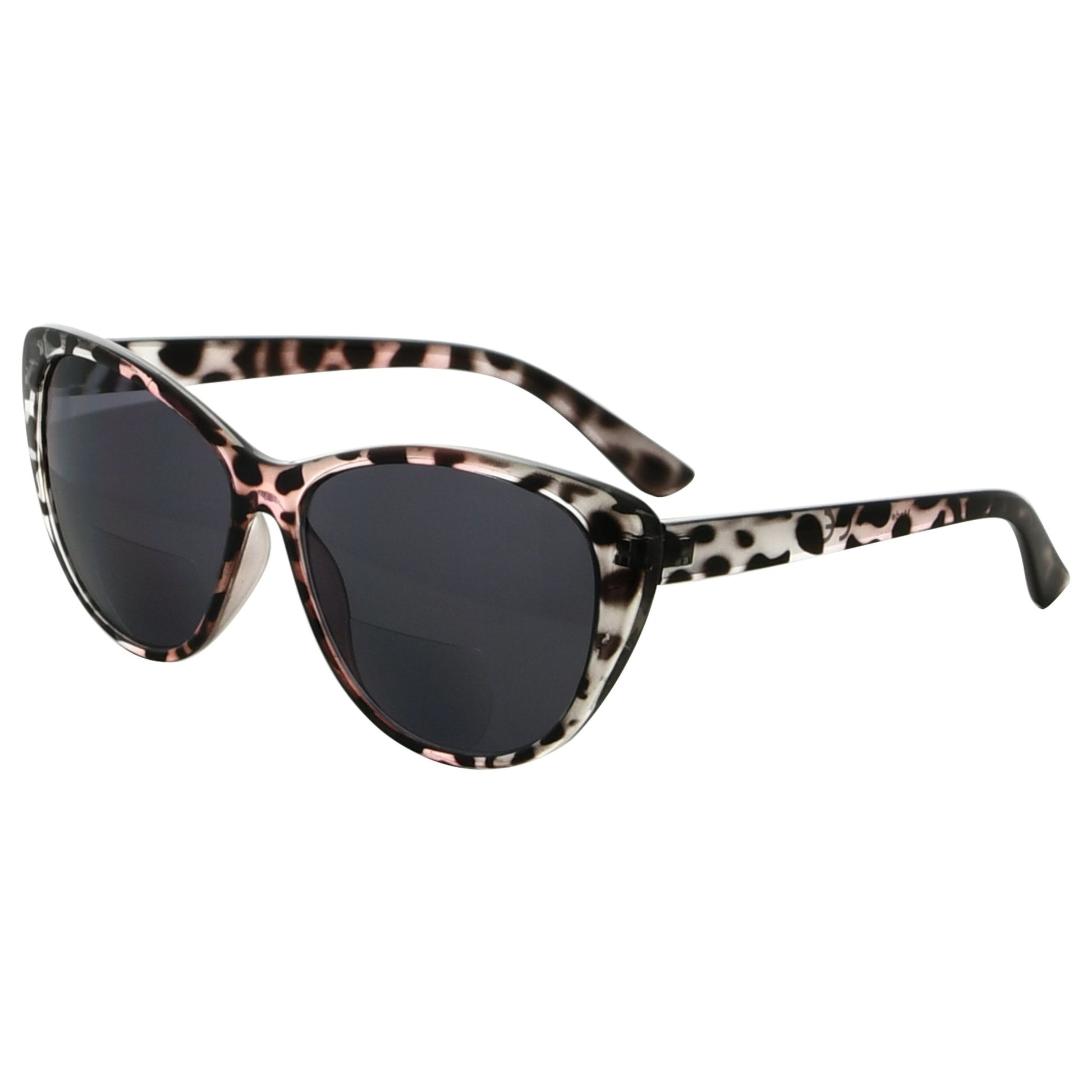 Cat-eye Bifocal Reading Sunglasses Tortoise Pink S033