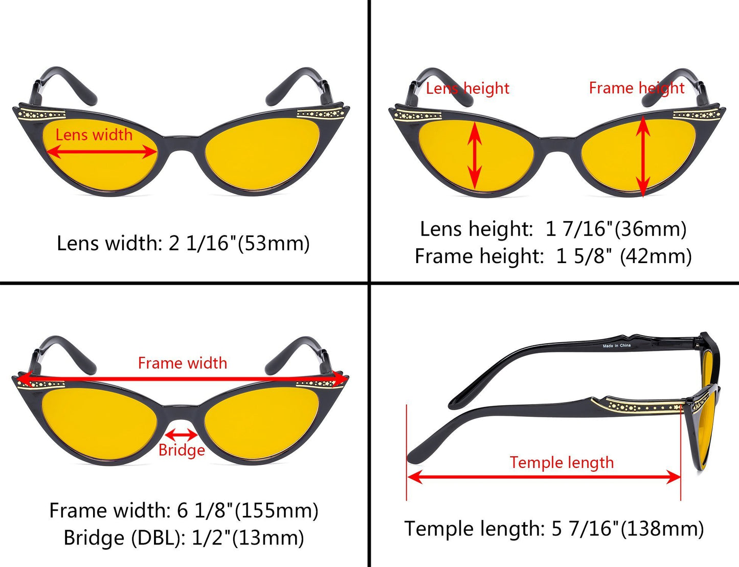 Blue Light Blocking Eyeglasses Dimension