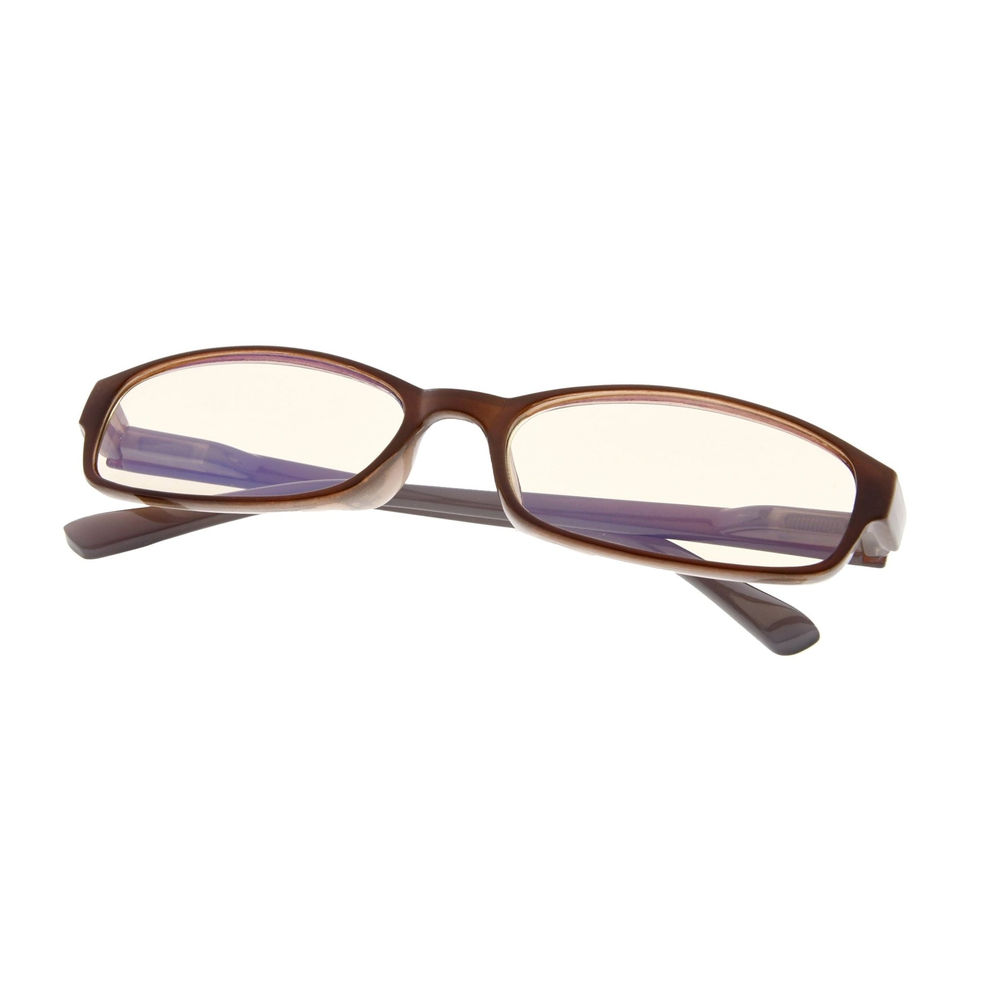 Blue Light Blocking Reading Glasses Brown 4-CG908K