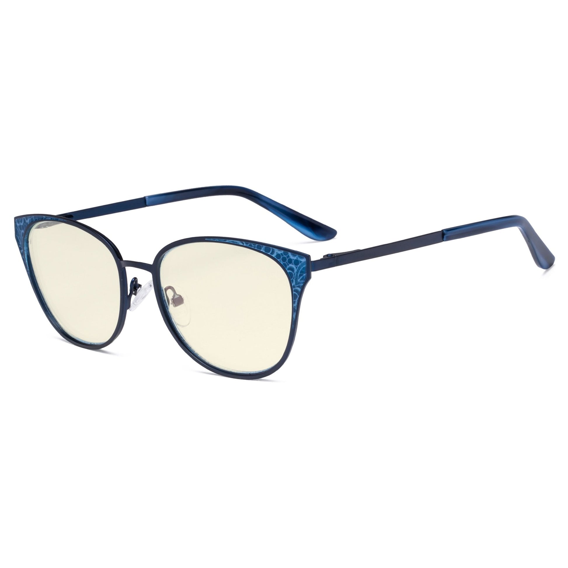 Butterfly Design Computer Eyeglasses Blue LX19045-BB40