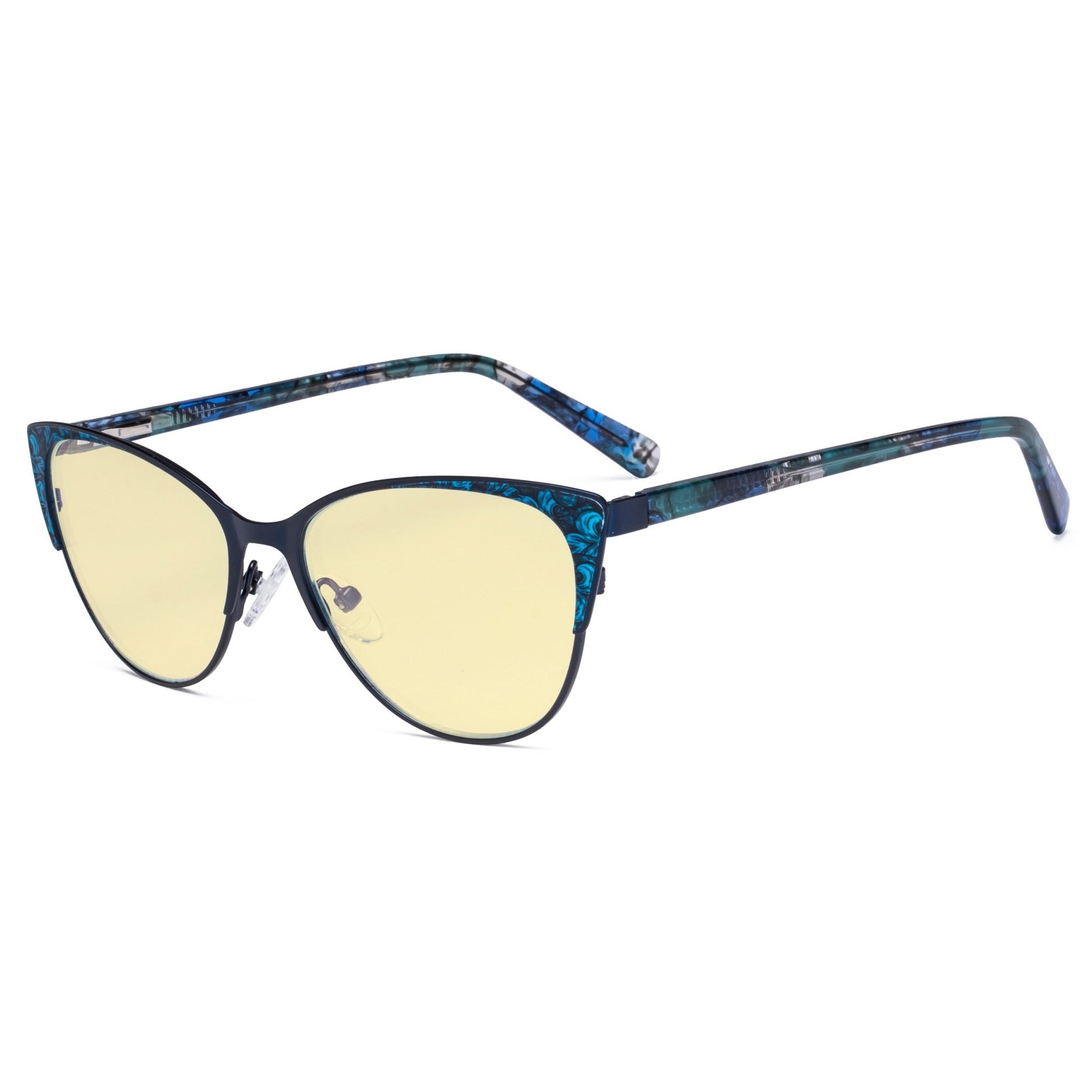 Butterfly Design Computer Eyeglasses Blue LX19044-BB60