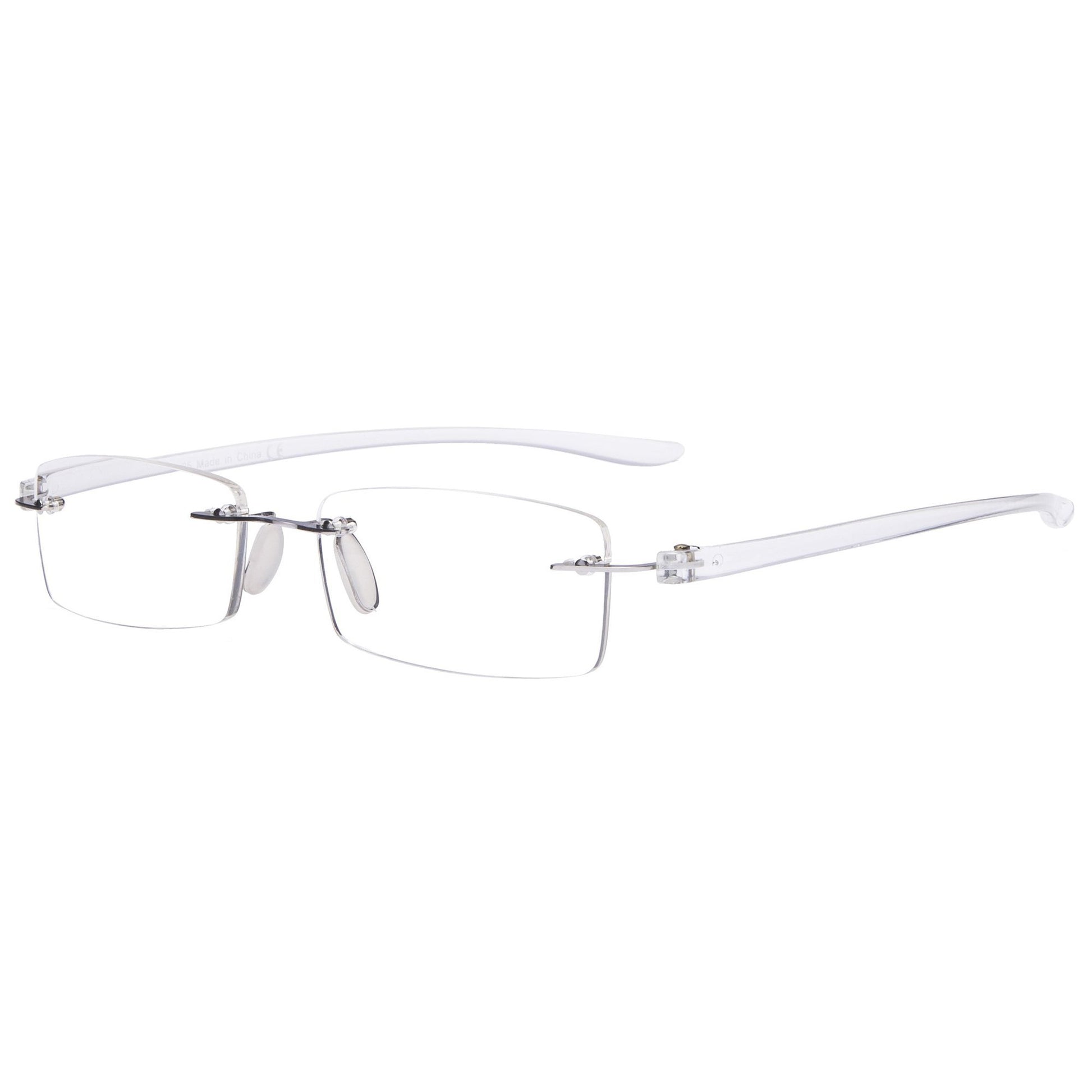 Frameless Small Lenses Reading Glasses Women Men R14001-A