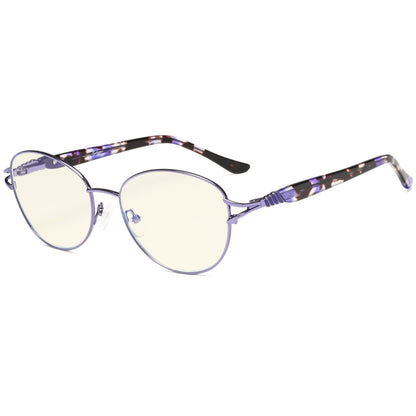 Computer Reading Glasses Purple LX17017