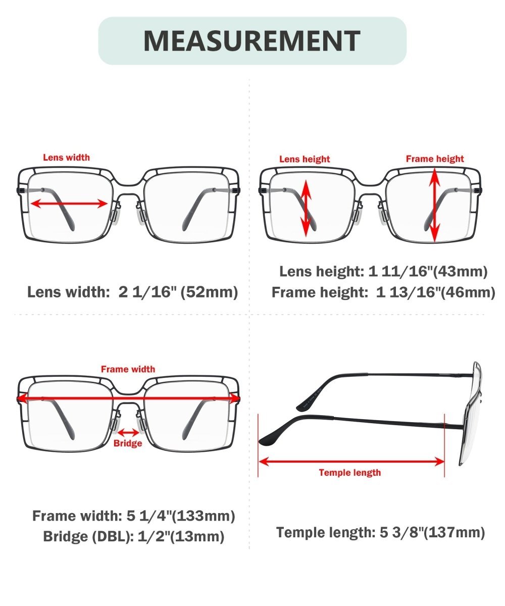 Thin Metal Hollow Frame Reading Glasses R2301eyekeeper.com