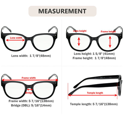 Transition Photochromic Reading Glasses Dimenison